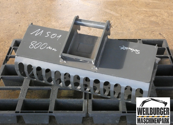 Sieblöffel mieten - 800 mm MS01